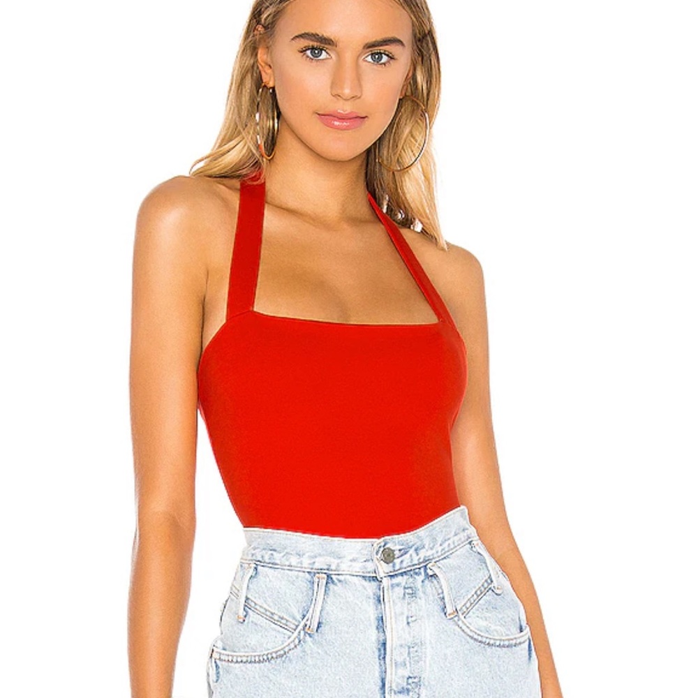 Superdown Halter Bodysuit